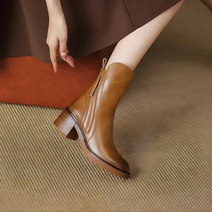 Bottes d'hiver pour femmes à plateforme chaudes