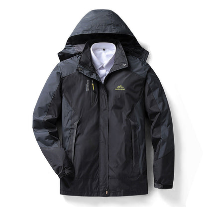 Veste imperméable pour femme avec capuche amovible