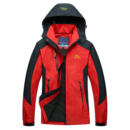 Veste imperméable pour femme avec capuche amovible