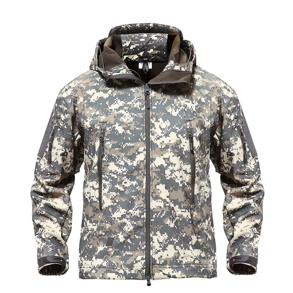 Veste coupe-vent tactique imperméable pour homme