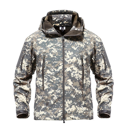Veste coupe-vent tactique imperméable pour homme