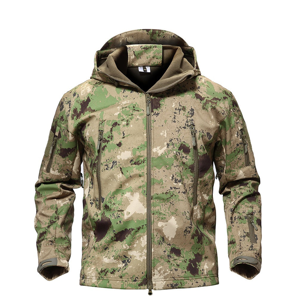 Veste coupe-vent tactique imperméable pour homme