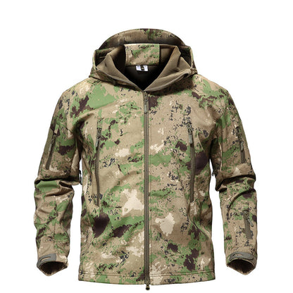 Veste coupe-vent tactique imperméable pour homme