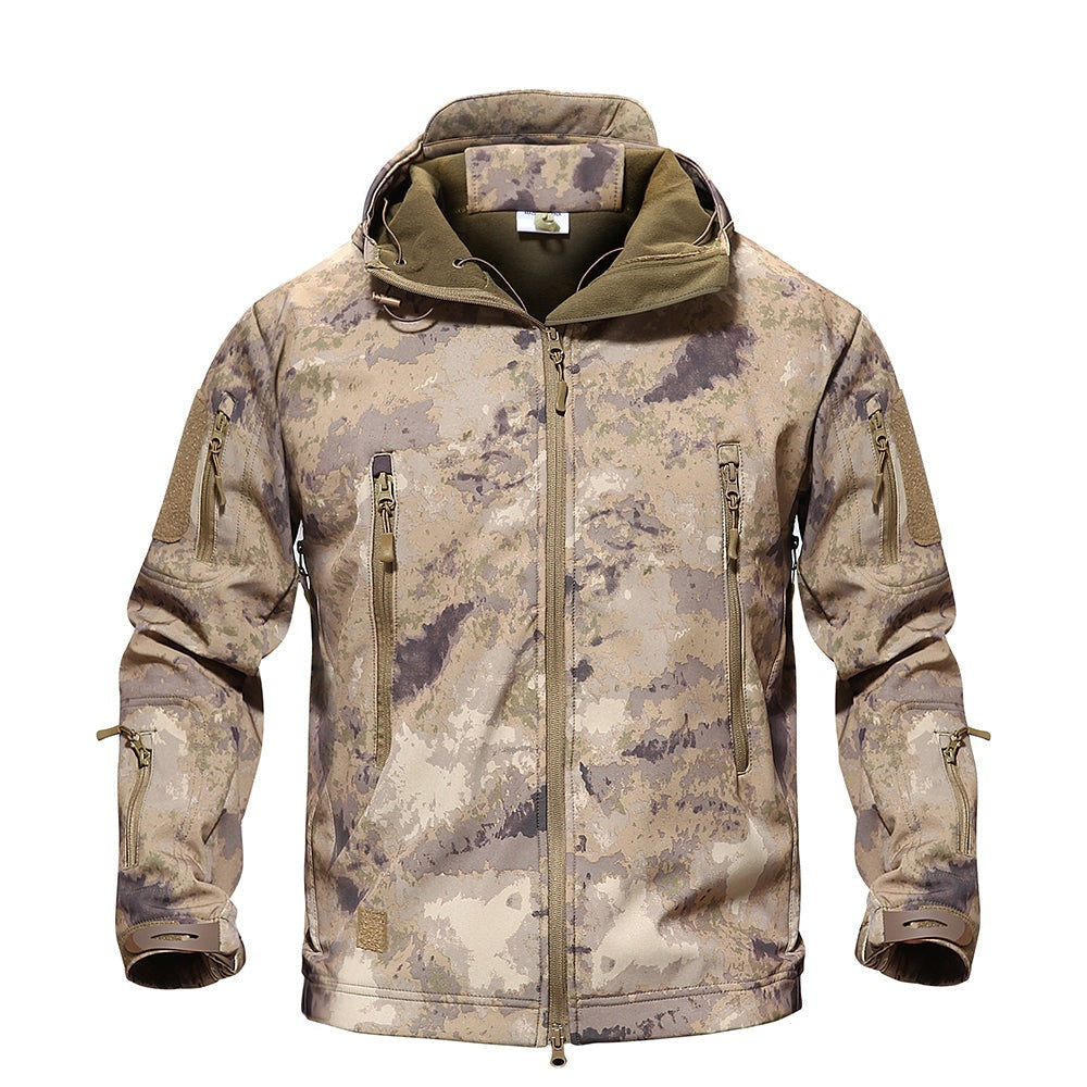 Veste coupe-vent tactique imperméable pour homme