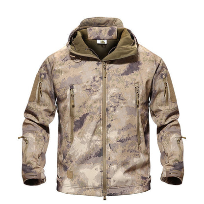 Veste coupe-vent tactique imperméable pour homme