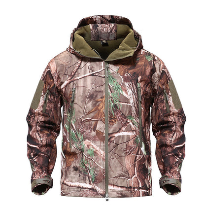 Veste coupe-vent tactique imperméable pour homme