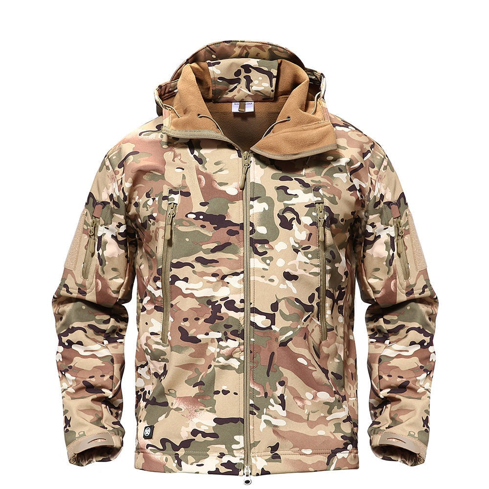 Veste coupe-vent tactique imperméable pour homme