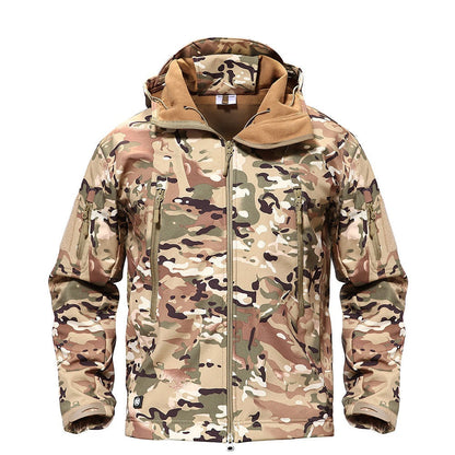 Veste coupe-vent tactique imperméable pour homme