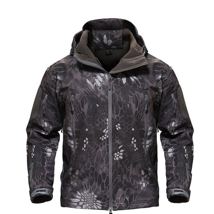 Veste coupe-vent tactique imperméable pour homme