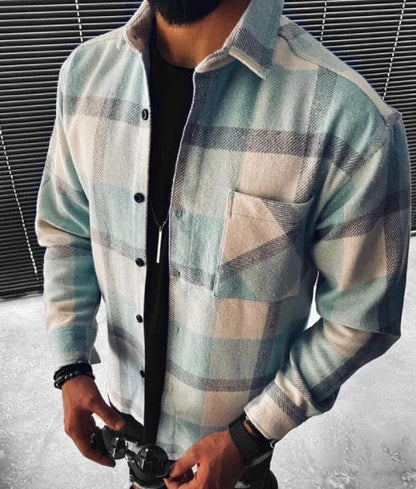 Surchemise homme avec poches poitrine