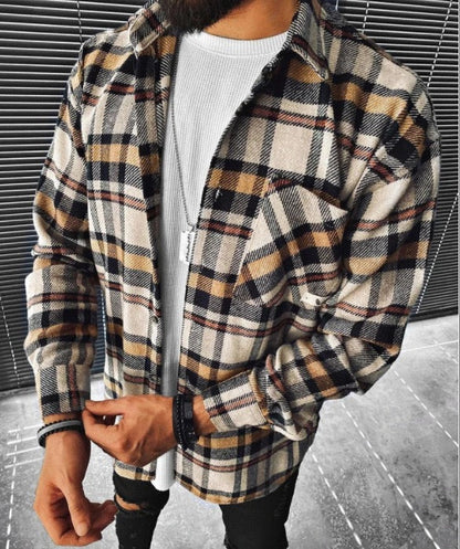Surchemise homme avec poches poitrine