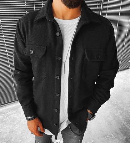 Surchemise homme avec poches poitrine