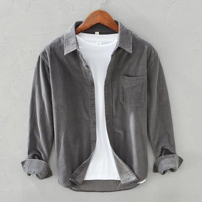 Männer Overshirt Lässig Langarm Modern - IdealeKleiden