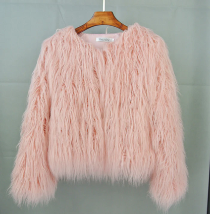 Veste d'hiver femme douce, moelleuse et élégante