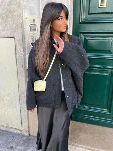 Elegante Winterjacke Lässig Chic Design - IdealeKleiden