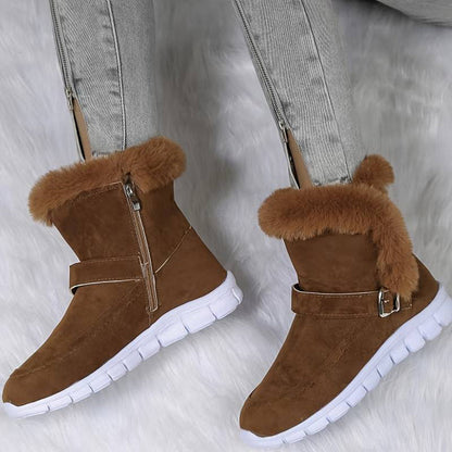 Bottes d'hiver femme sportives chaudes