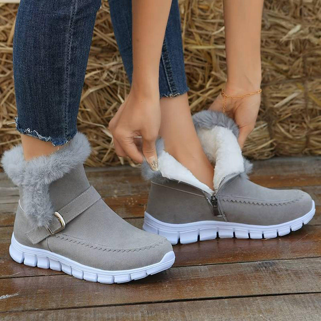 Bottes d'hiver femme sportives chaudes