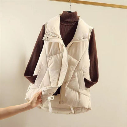 Doudoune sans manches pour femme chaude d'hiver