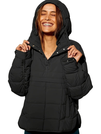 Manteau à Capuche Femme Chaud Moderne Élégant