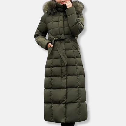 Wintermantel Damen Lang Steppweste Mit Kapuze - IdealeKleiden