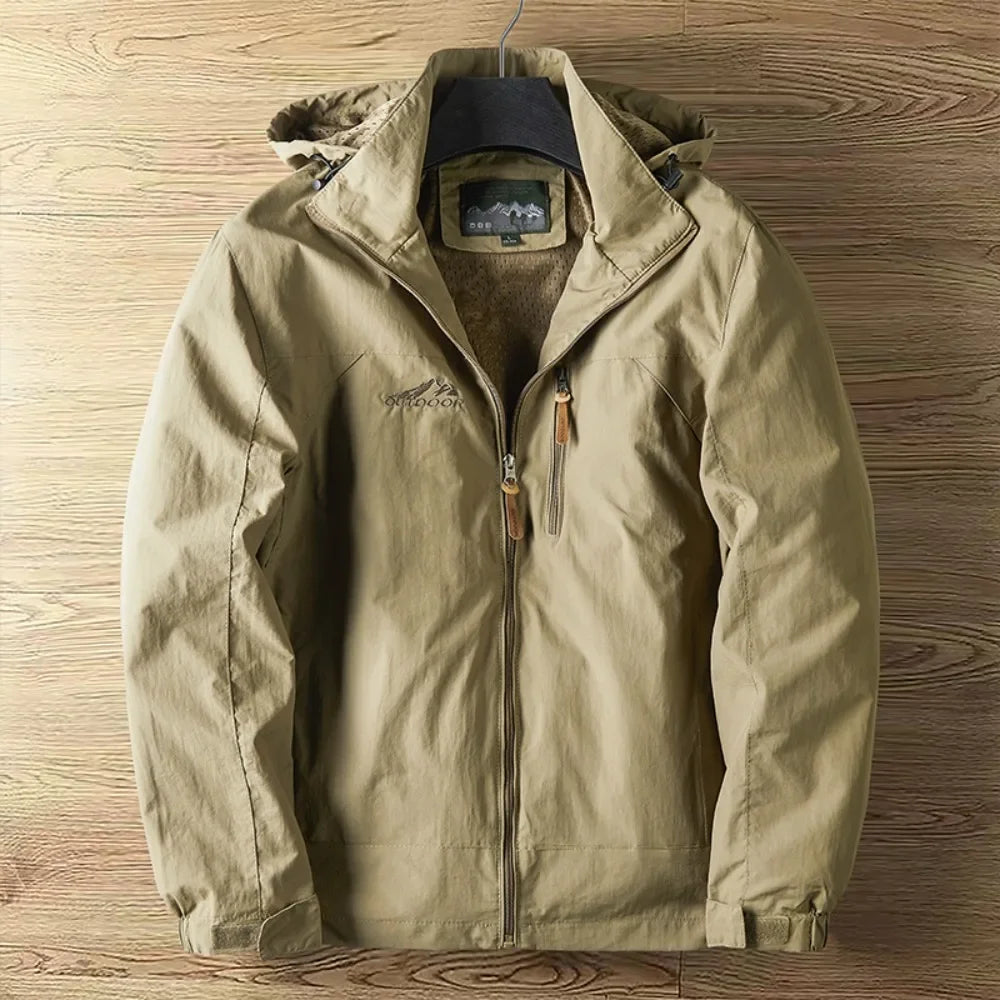 Herren Outdoorjacke Wasserdicht atmungsaktiv Funktionell - IdealeKleiden