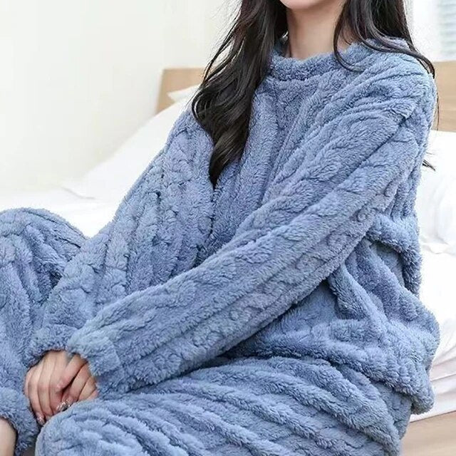 Ensemble de pyjama doux 2 pièces Femme