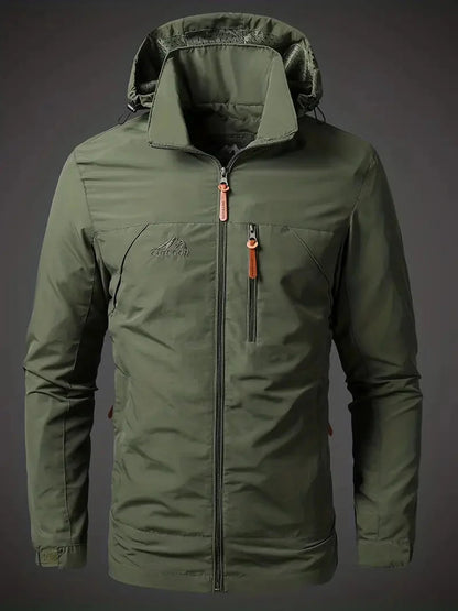 Wasserdichte Herren Parka Jacke Kapuze - IdealeKleiden