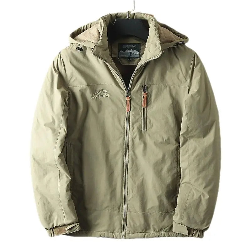 Veste d'hiver pour homme Polaire Isolée Capuche