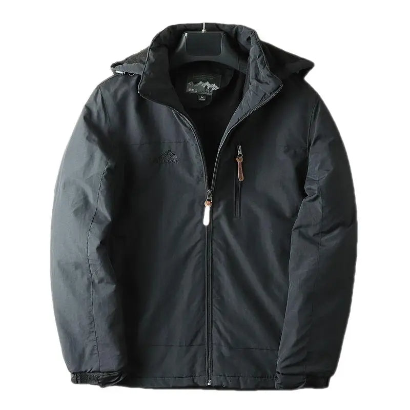 Veste d'hiver pour homme Polaire Isolée Capuche