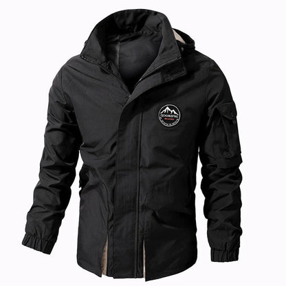 Parka d'extérieur pour homme, imperméable et coupe-vent