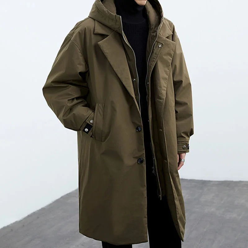 Herren Parka Oversize Winddicht - IdealeKleiden