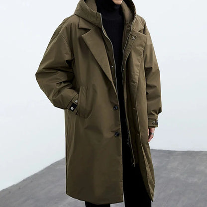 Herren Parka Oversize Winddicht - IdealeKleiden