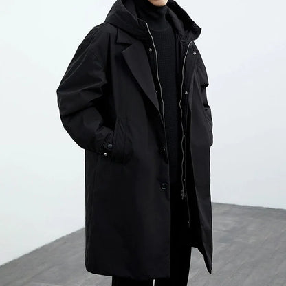 Parka homme ample coupe-vent