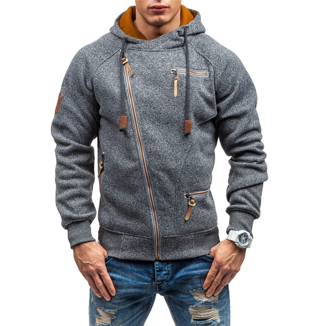 Gilet homme à capuche moderne et sportif
