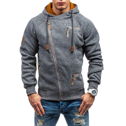 Gilet homme à capuche moderne et sportif