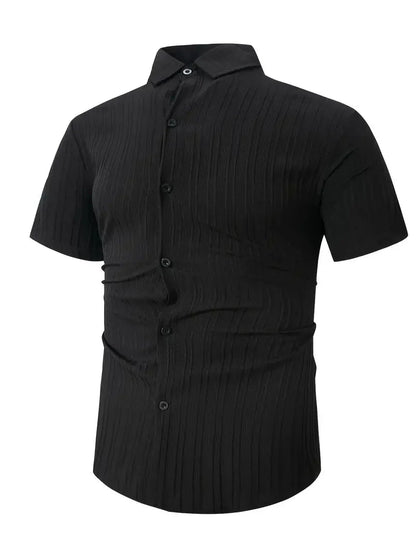 Herren T-Shirt Kurzarm Elegant Style - IdealeKleiden