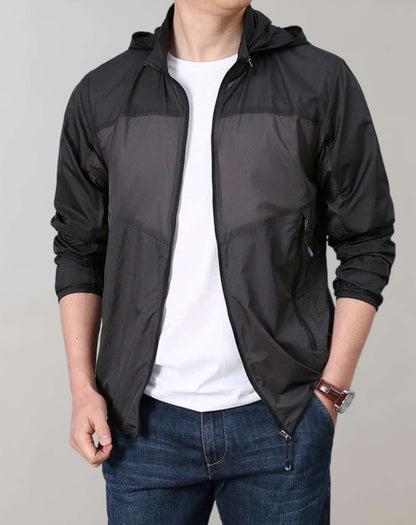 Veste d'hiver bicolore moderne et chaude