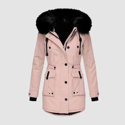 Veste d'hiver imperméable élégante et chaude pour femme