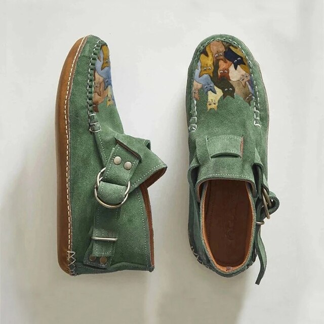 Bottes élégantes plates chaussures Martin