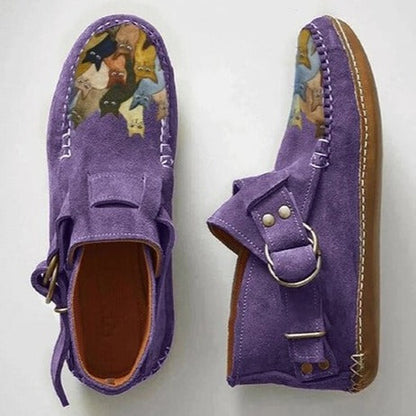Bottes élégantes plates chaussures Martin