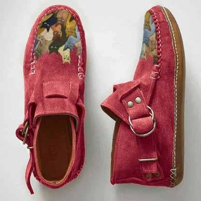Bottes élégantes plates chaussures Martin