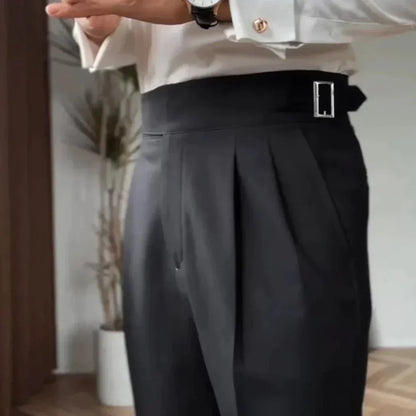 Pantalon de costume pour hommes, élégant et de haute qualité