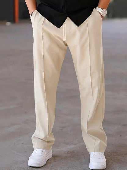 Pantalon plissé homme Coupe ample confortable