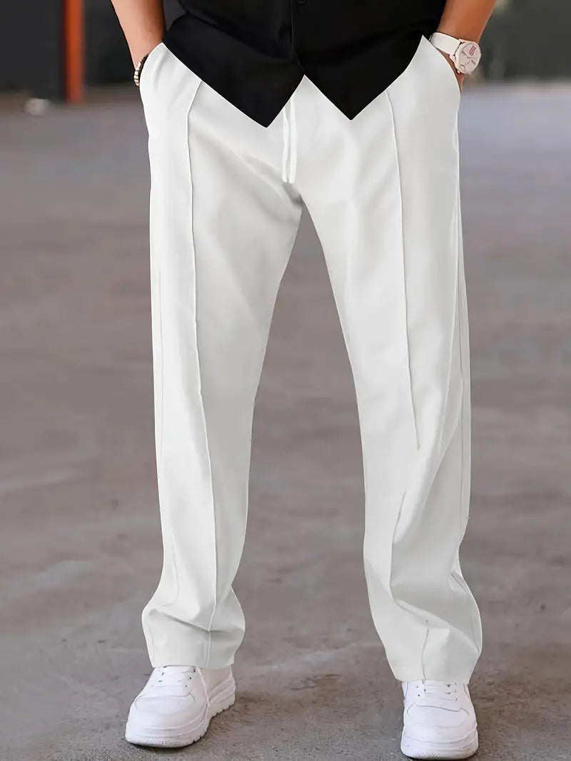 Pantalon plissé homme Coupe ample confortable