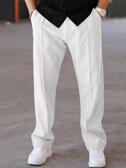 Pantalon plissé homme Coupe ample confortable