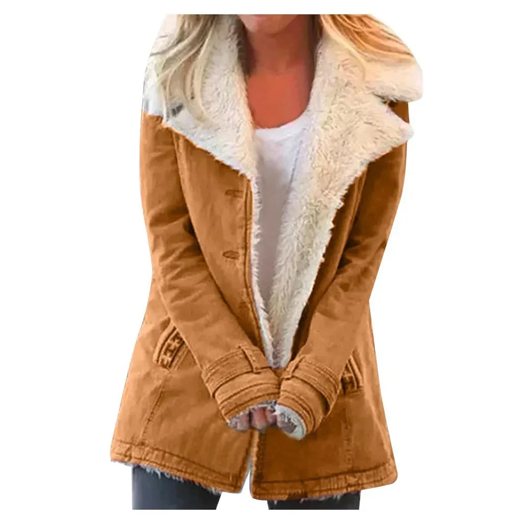 Damenschutzjacke Warme Winterparka - IdealeKleiden
