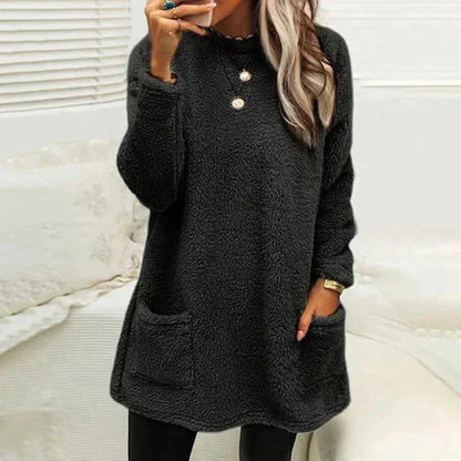 Haut d'hiver doux Pull confortable