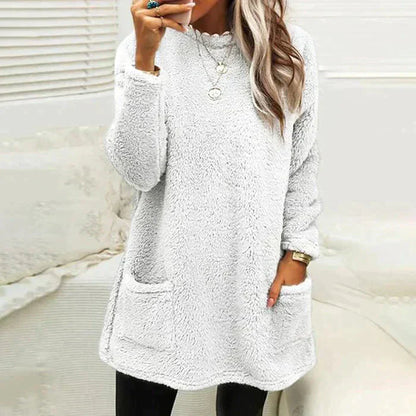 Haut d'hiver doux Pull confortable