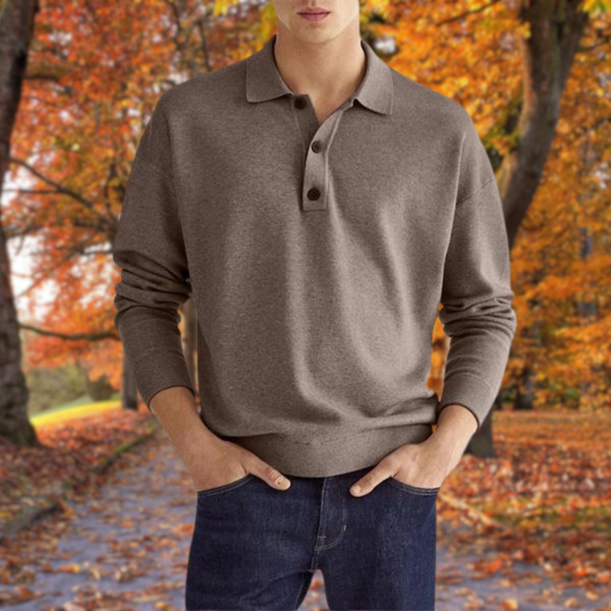 Polo-pull homme classique et moderne