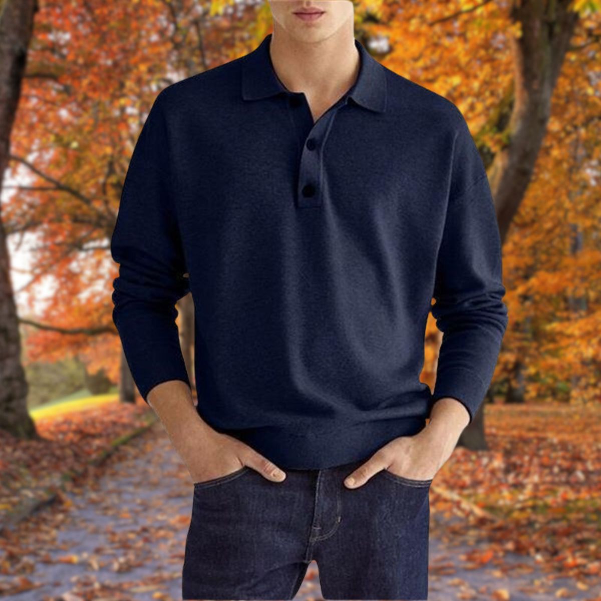 Polo-pull homme classique et moderne